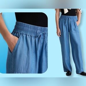 Quince tencel chambray pull on pants